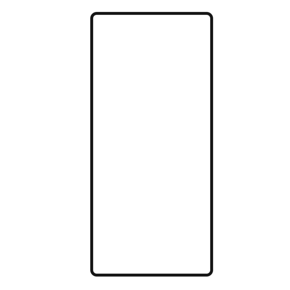 Google Pixel 7a juodas pilnas 5D stiklas 1
