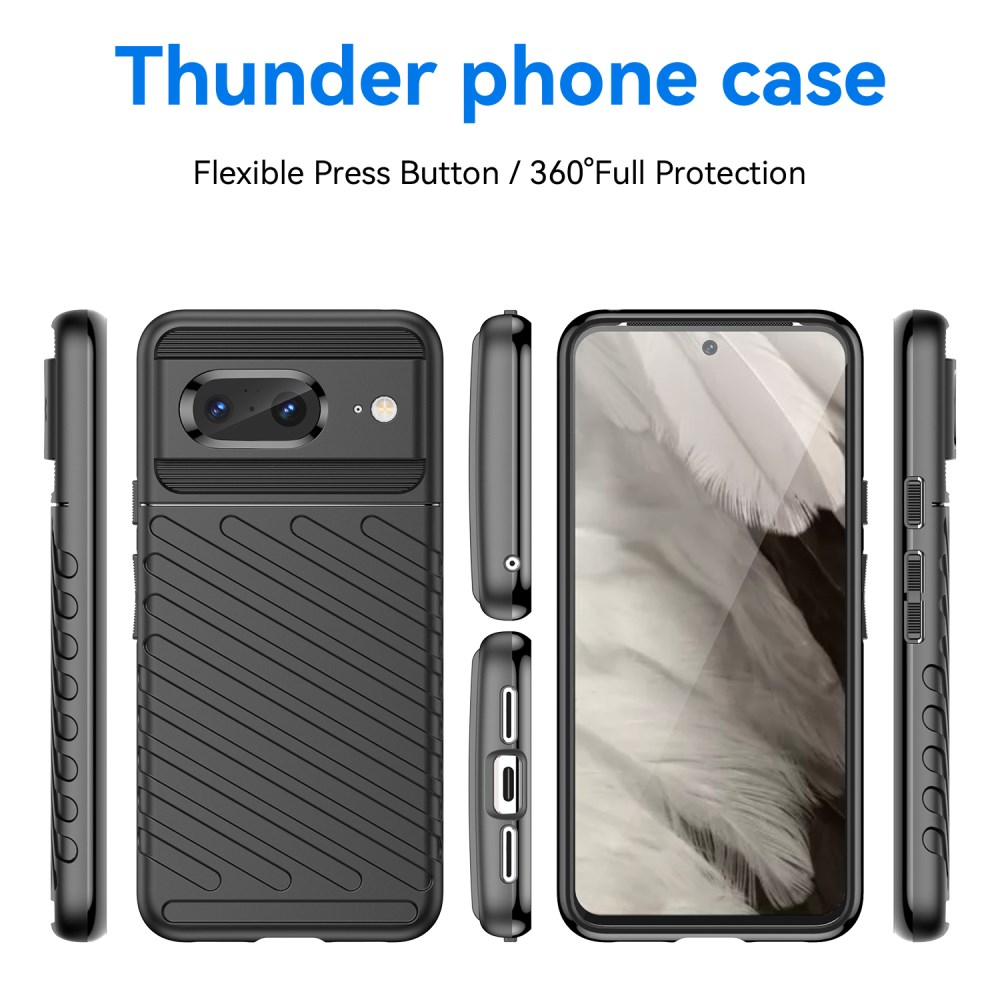 Google Pixel 8 black Thunder nugarėlė 6