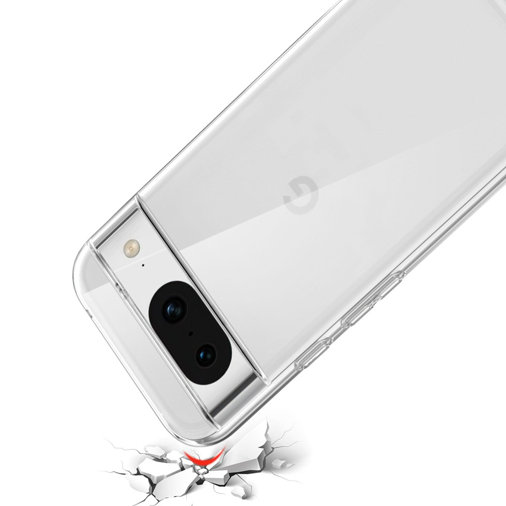 Google Pixel 8a clear CJELLY nugarėlė 4