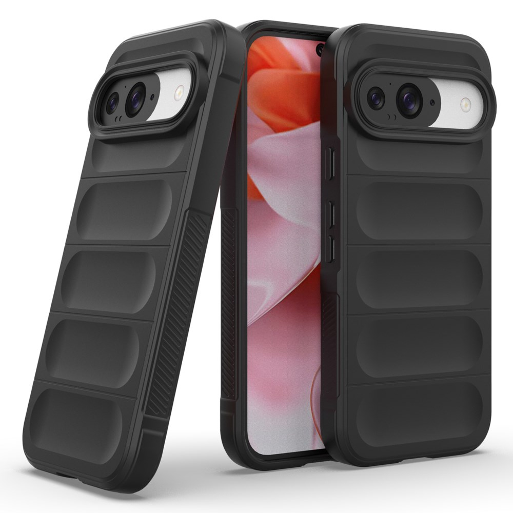 Google Pixel 9 / 9 PRO black Tracy Anti-slip Rugged nugarėlė 1