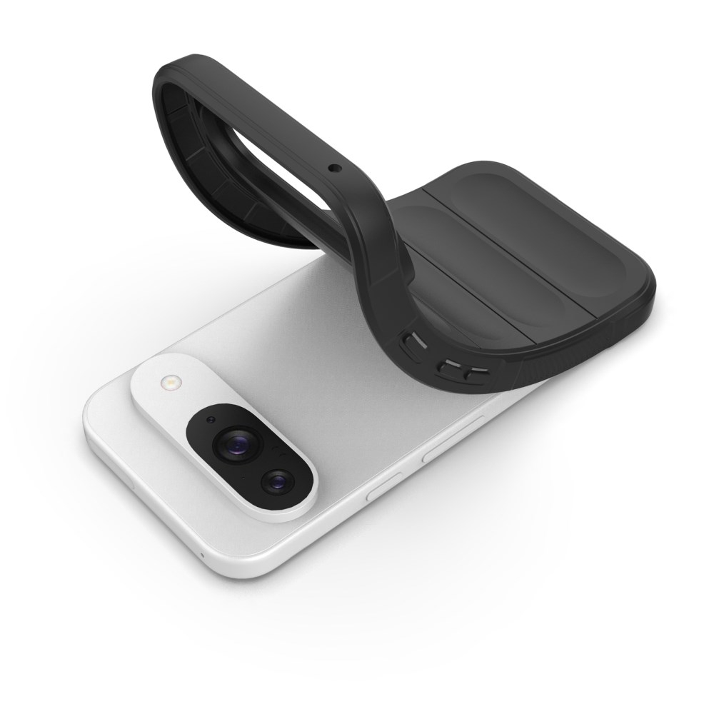 Google Pixel 9 / 9 PRO black Tracy Anti-slip Rugged nugarėlė 5