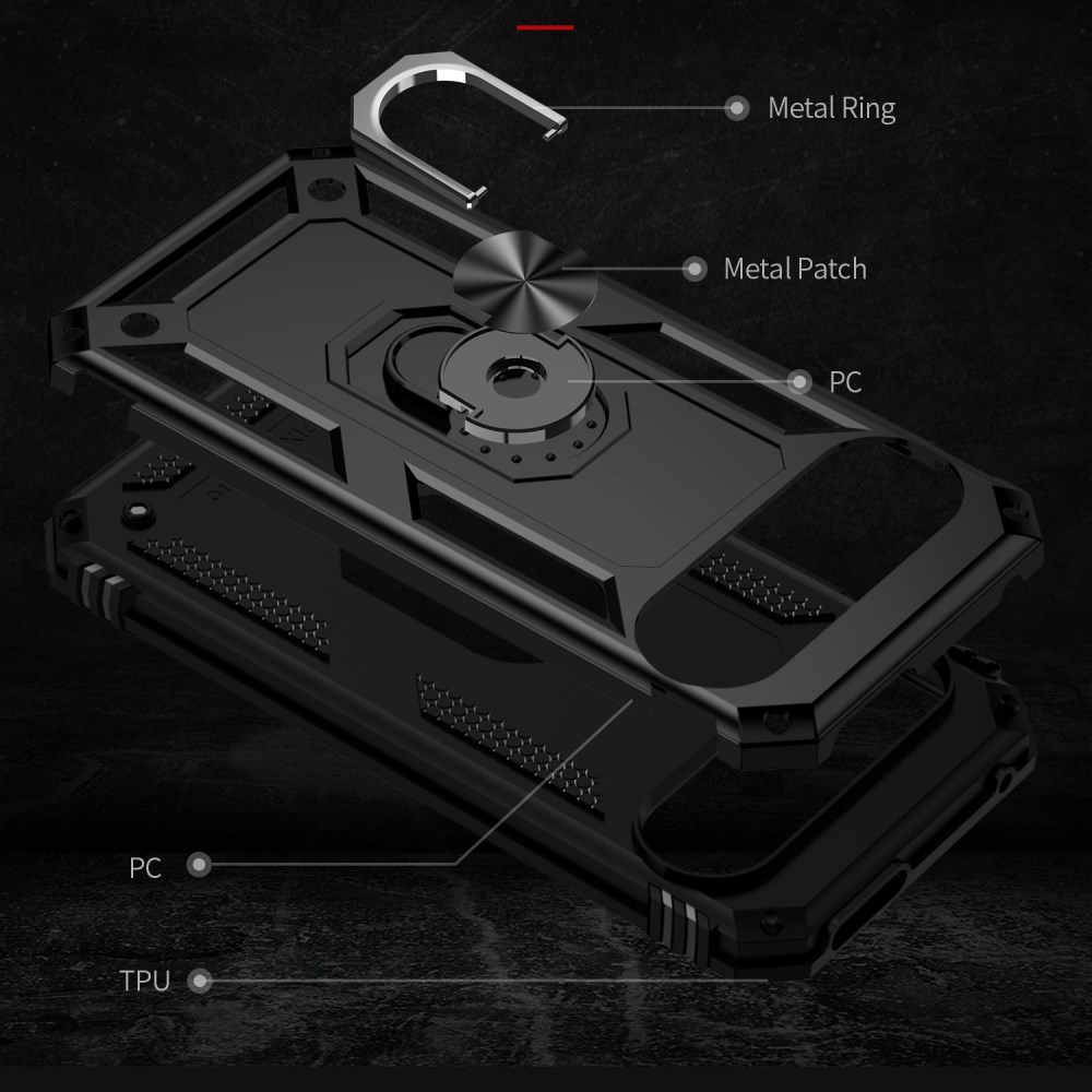 Google Pixel 9 PRO XL Tracy black STRONG RING ARMOR nugarėlė 3