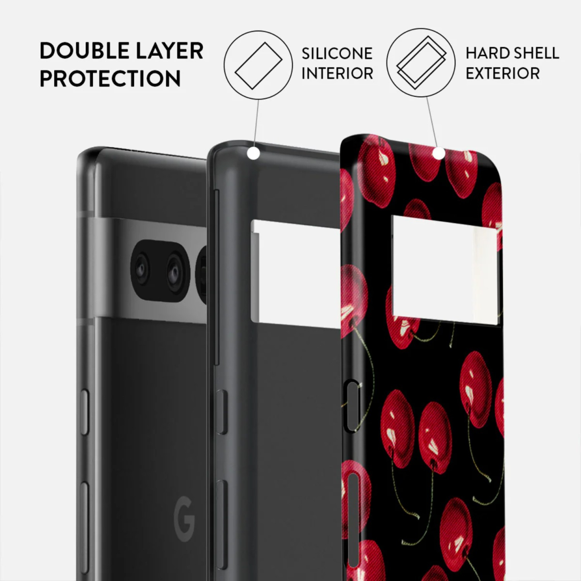 Google Pixel 7 PRO Cherrybomb Tough BURGA nugarėlė 1