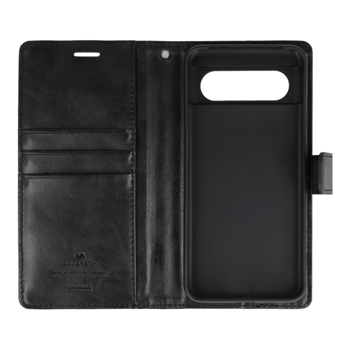 Google Pixel 8 black MERCURY BLUE MOON2 dėklas 1