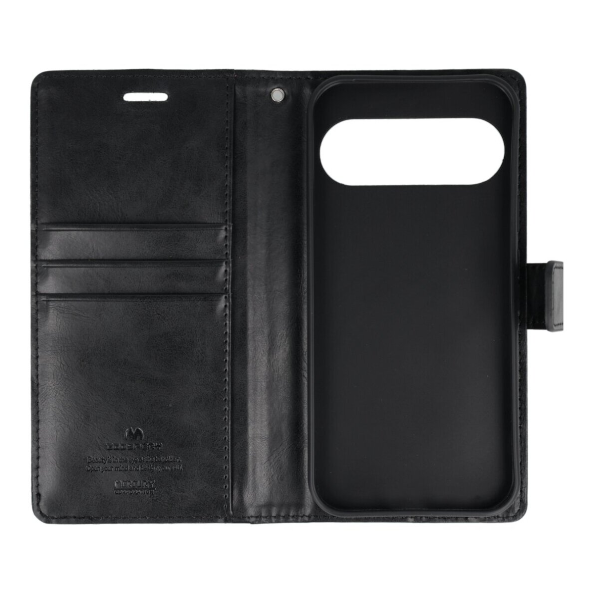 Google Pixel 9 PRO black MERCURY BLUE MOON2 dėklas 1