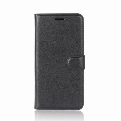 Google Pixel 2 XL juodas Litchi SKIN dėklas 1