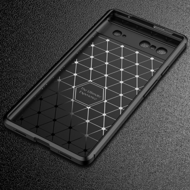 Google Pixel 7 Tracy juoda CARBON FIBER nugarėlė 5