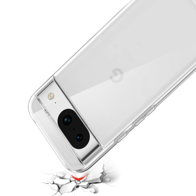 Google Pixel 8a clear CJELLY nugarėlė 4