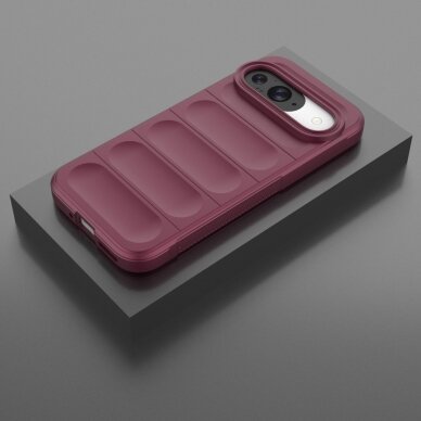 Google Pixel 9 / 9 PRO wine Tracy Anti-slip Rugged nugarėlė 7