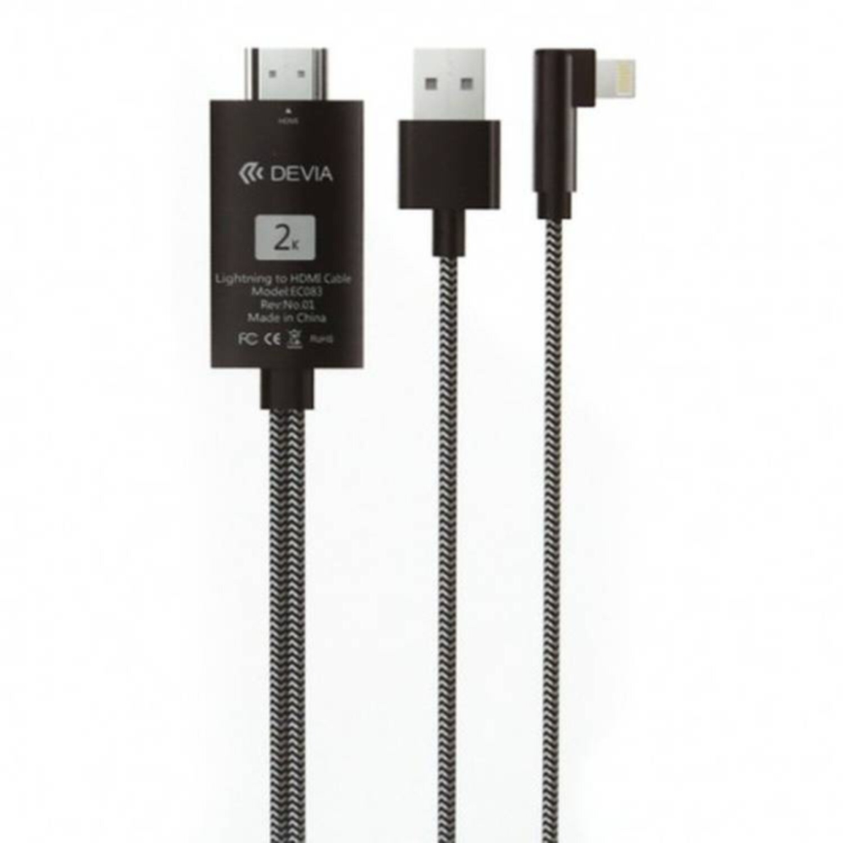 HDMI Storm Devia black HDMI to Lightning laidas