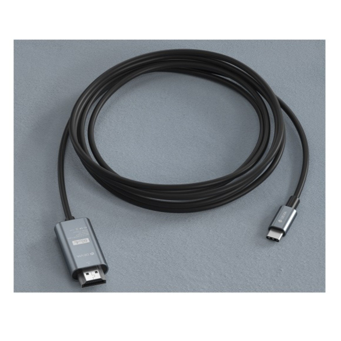 HDMI Storm Devia juodas HDMI to Type-C laidas 1