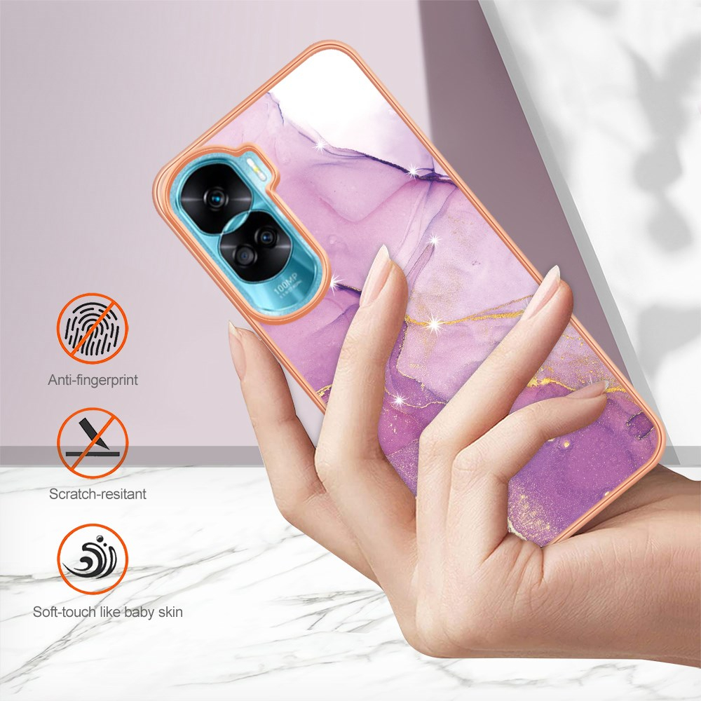 Honor 90 Lite 5G Tracy nugarėlė MILKY WAY MARBLE Purple2 2