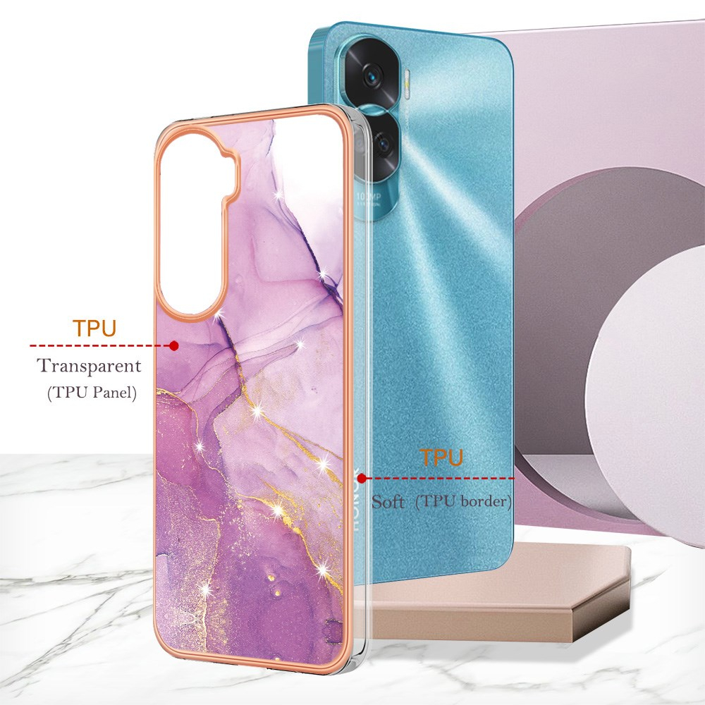 Honor 90 Lite 5G Tracy nugarėlė MILKY WAY MARBLE Purple2 5