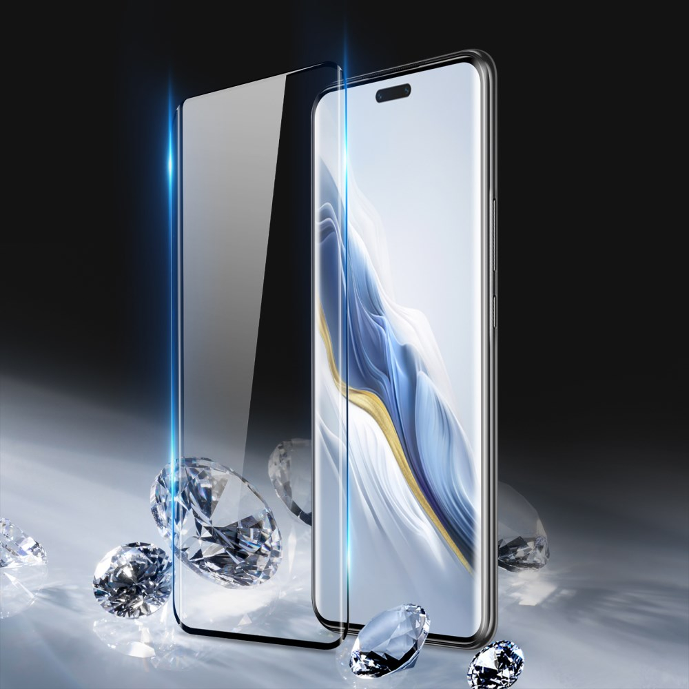 Honor Magic 6 PRO black pilnas 5D stiklas 3