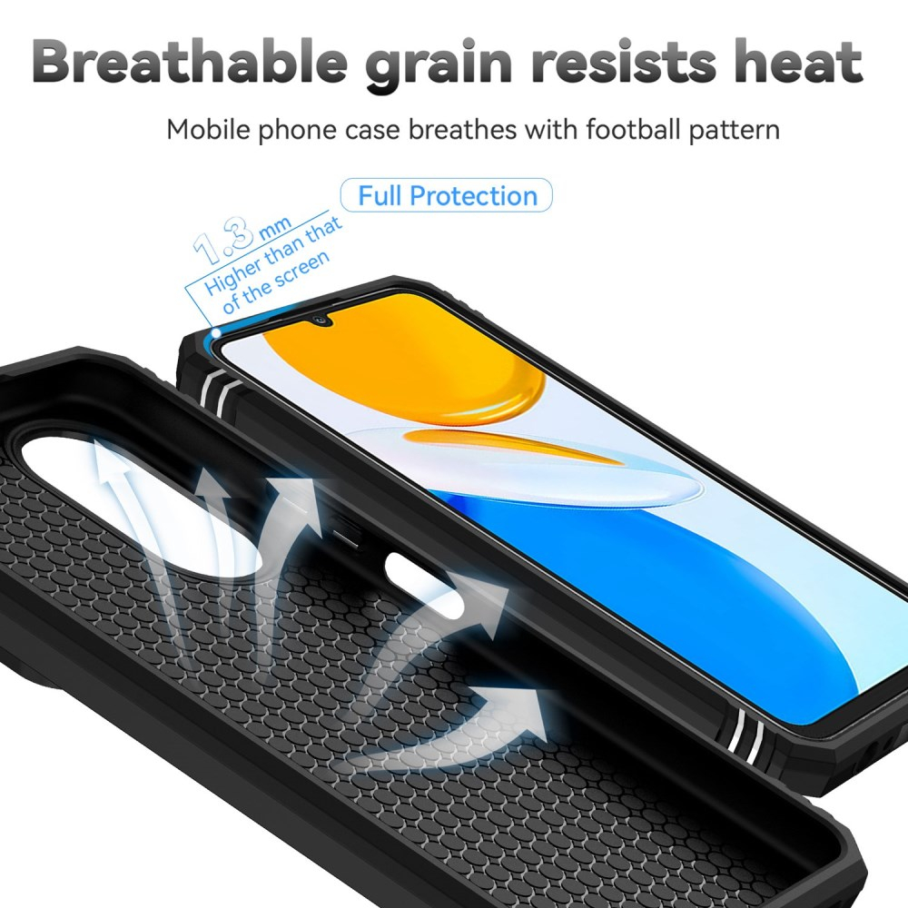 Honor X7 juoda Tracy RING ARMOR WITH CAMSHIELD nugarėlė 8