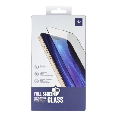 Honor 400 Smart 5G / Honor X7d black pilnas 5D stiklas 1