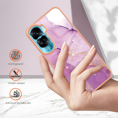 Honor 90 Lite 5G Tracy nugarėlė MILKY WAY MARBLE Purple2 2