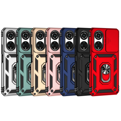 Honor X7 raudona Tracy RING ARMOR WITH CAMSHIELD nugarėlė 1