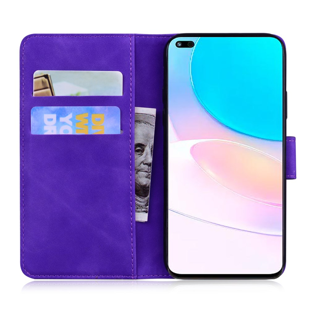 Huawei NOVA 8i/Honor 50 Lite violetinis Tracy DMING dėklas 4