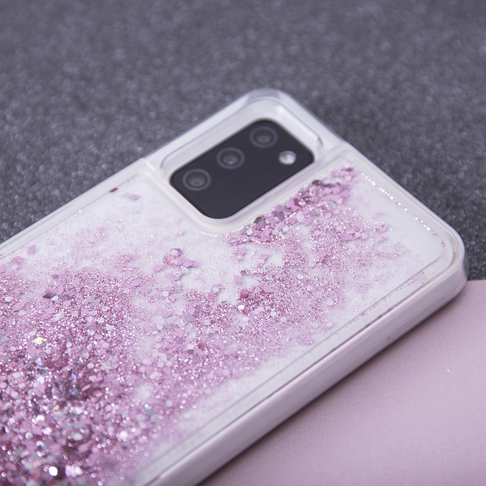 Huawei P Smart 2021 rausva WATER SPARKLE nugarėlė 5