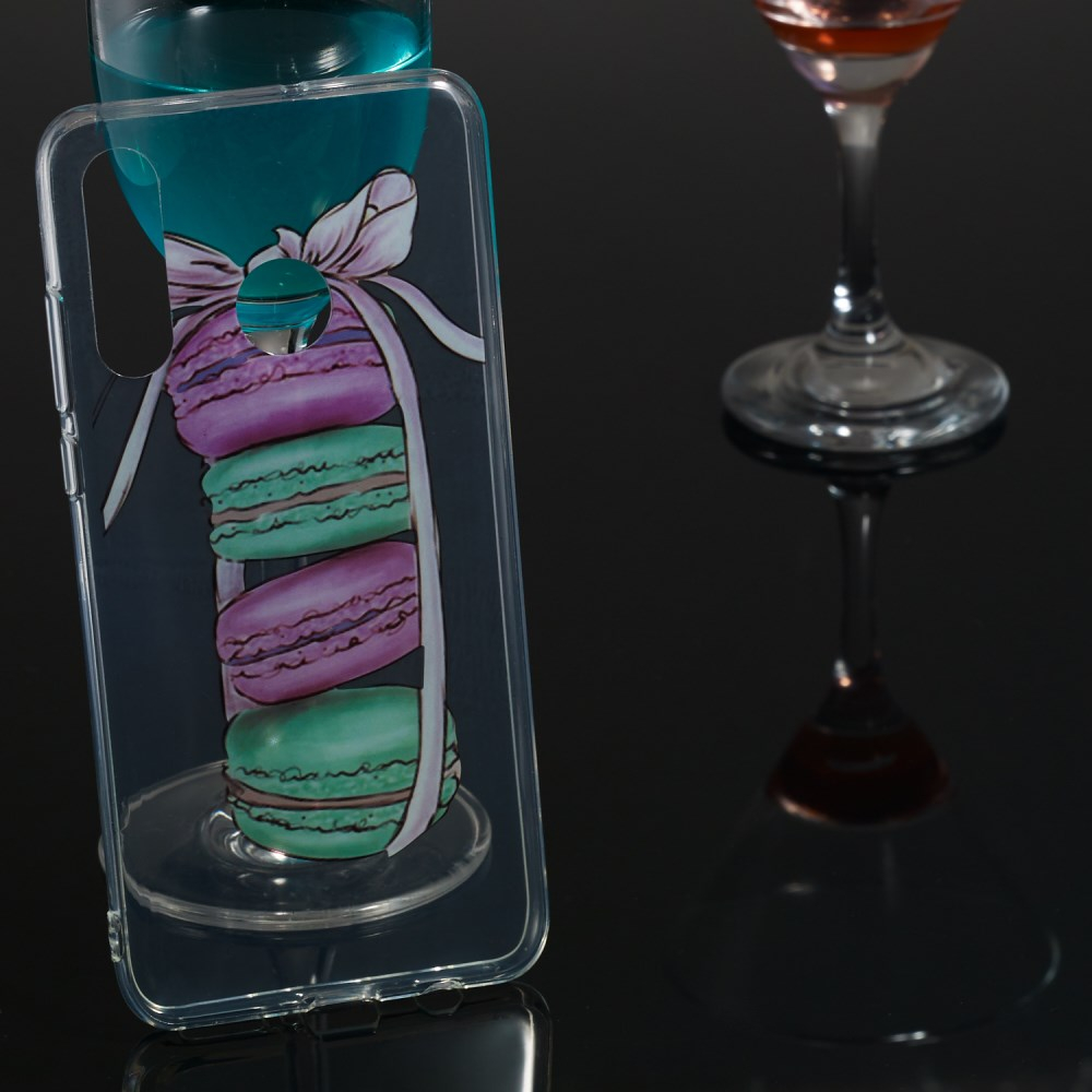 Huawei P30 Lite tracy clear nugarėlė Macarons 4