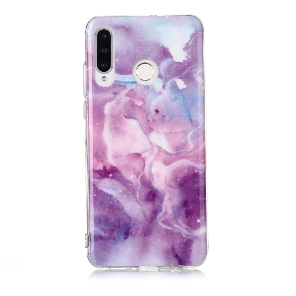 Huawei P30 Lite tracy nugarėlė Purple Sky Marble