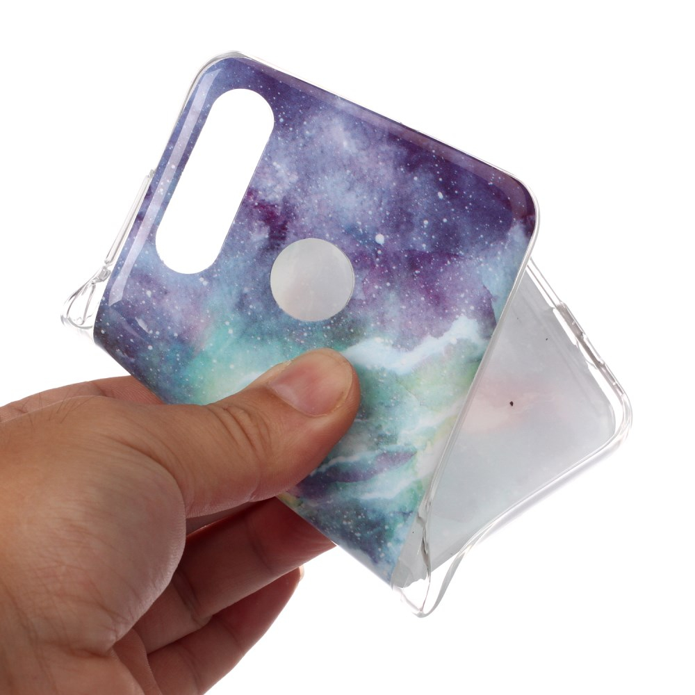 Huawei P30 Lite tracy nugarėlė Sky Marble blue 3