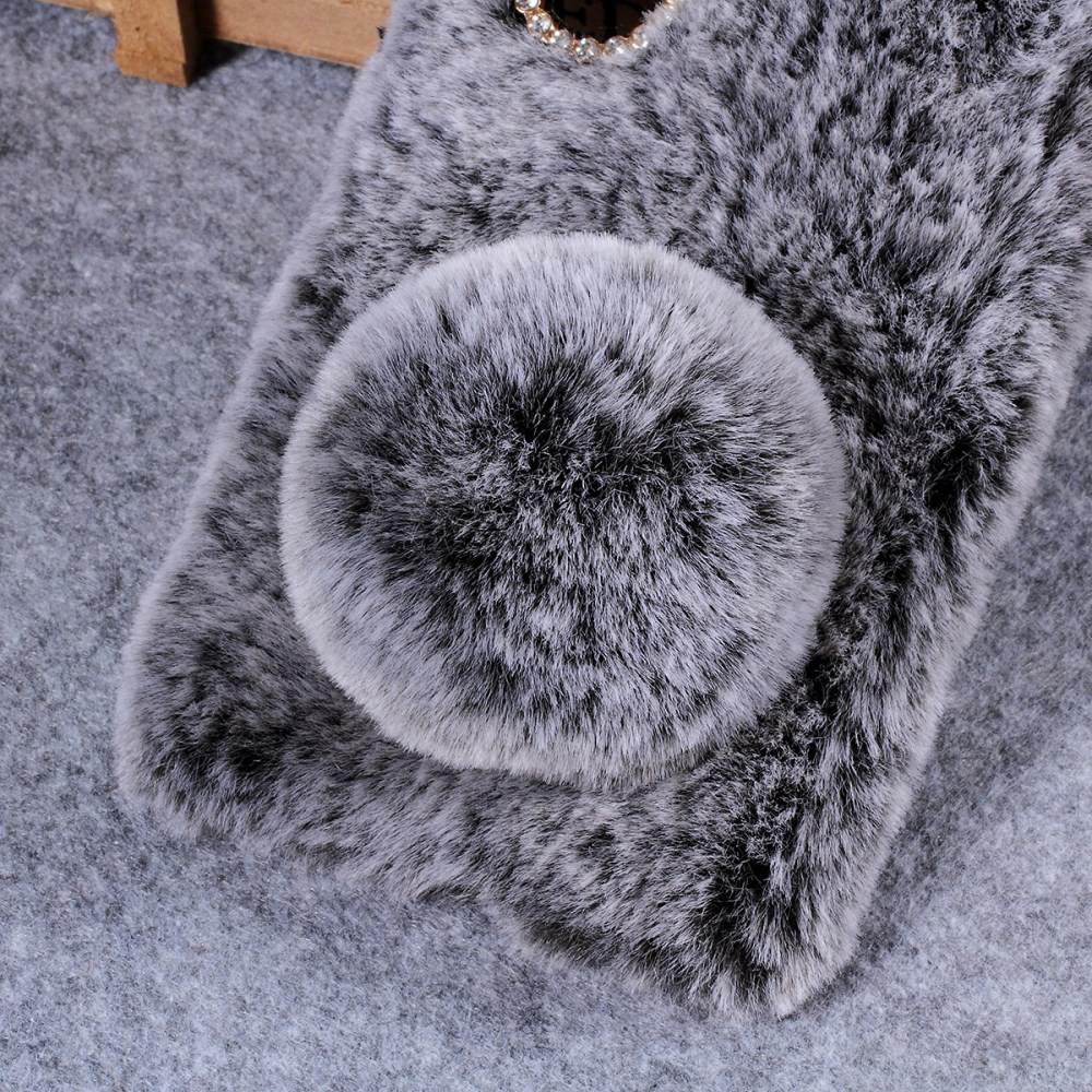 Huawei P30 pilka nugarėlė Fluffy rabbit 3