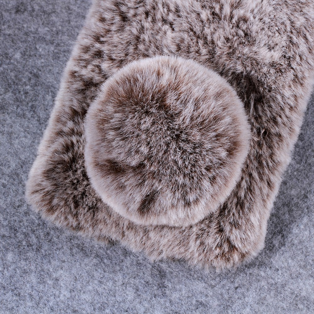 Huawei P30 Pro brown nugarėlė Fluffy rabbit 3