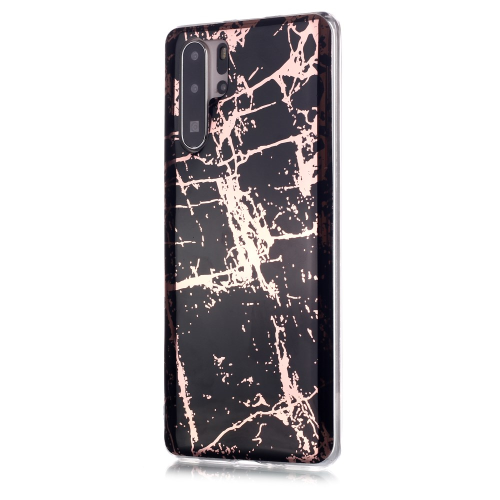 Huawei P30 PRO Tracy nugarėlė Black&Gold Marble 1