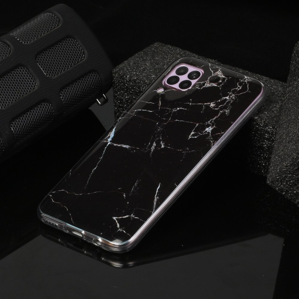 Huawei P40 Lite Tracy nugarėlė Black Marble 5