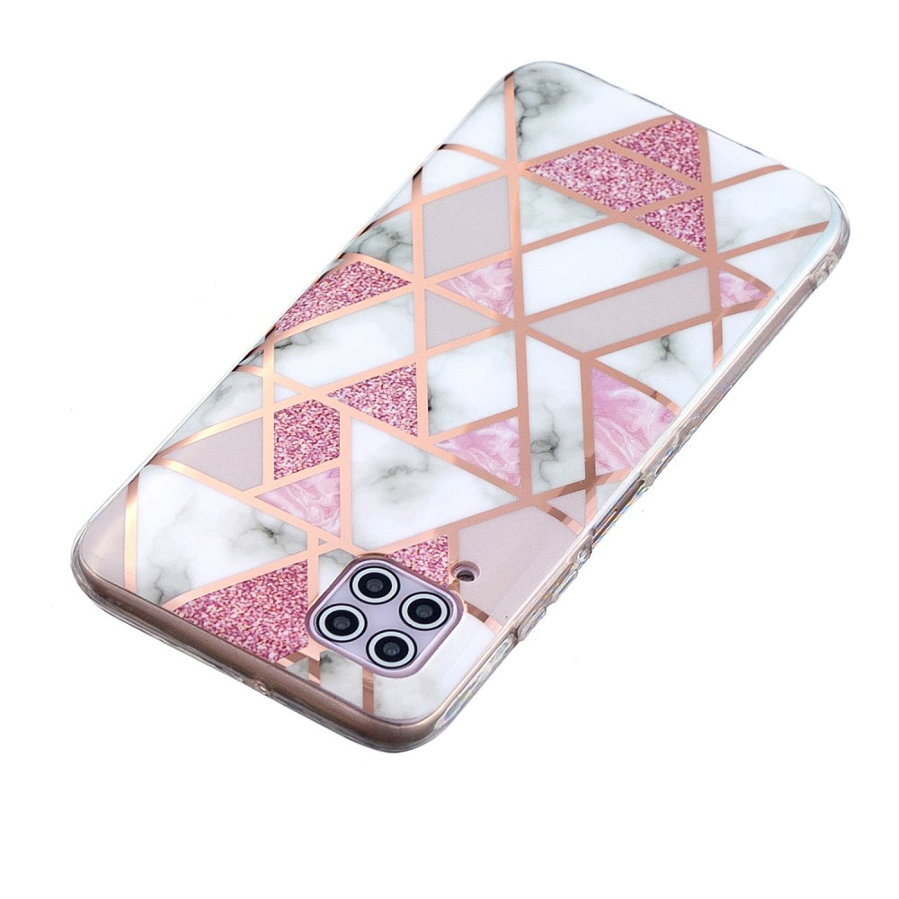 Huawei P40 Lite Tracy nugarėlė Geometric rose marble 3
