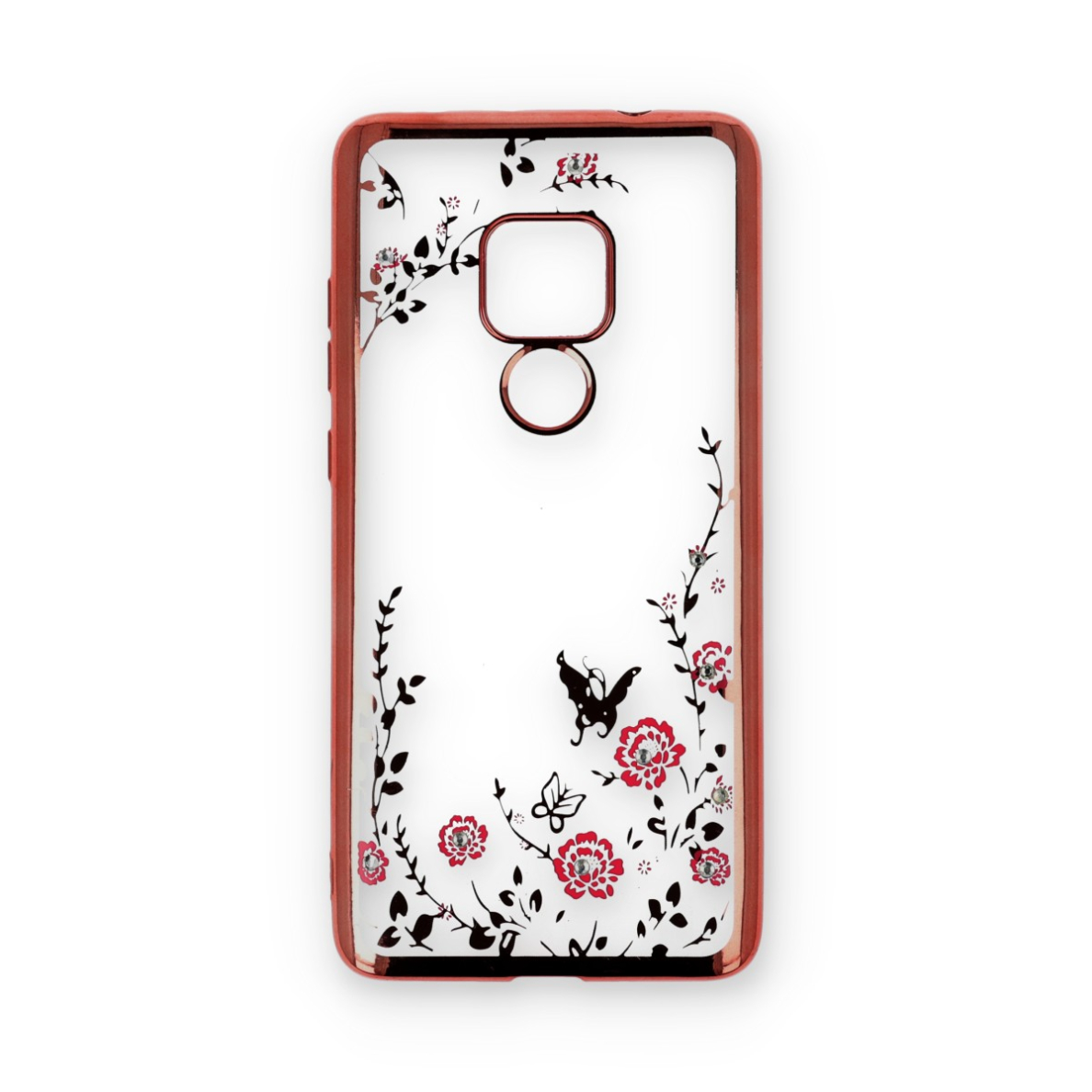 Huawei Mate 20 rausva perfect FLOWERS nugarėlė 1