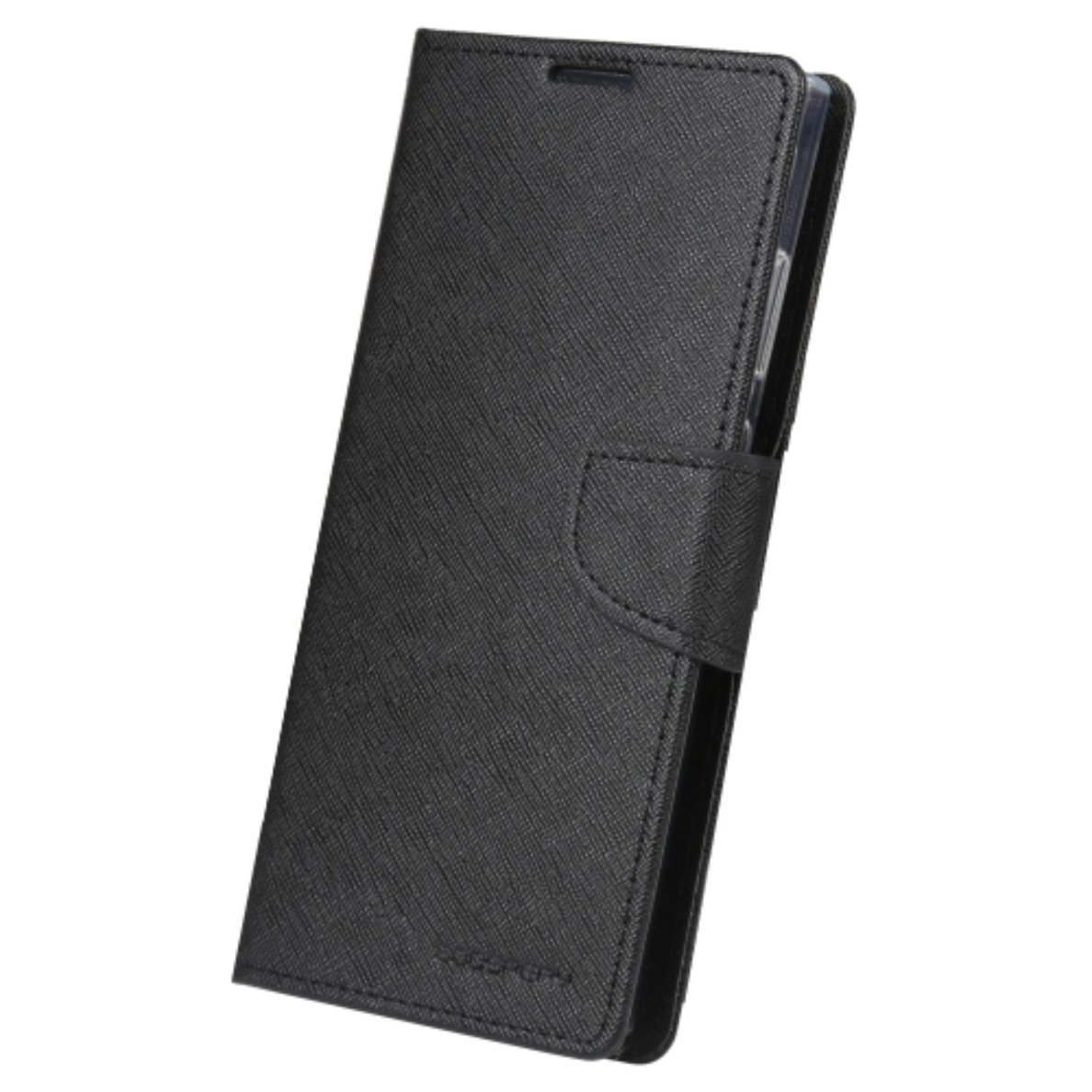 Huawei P10 LITE juodas FANCY DIARY dėklas