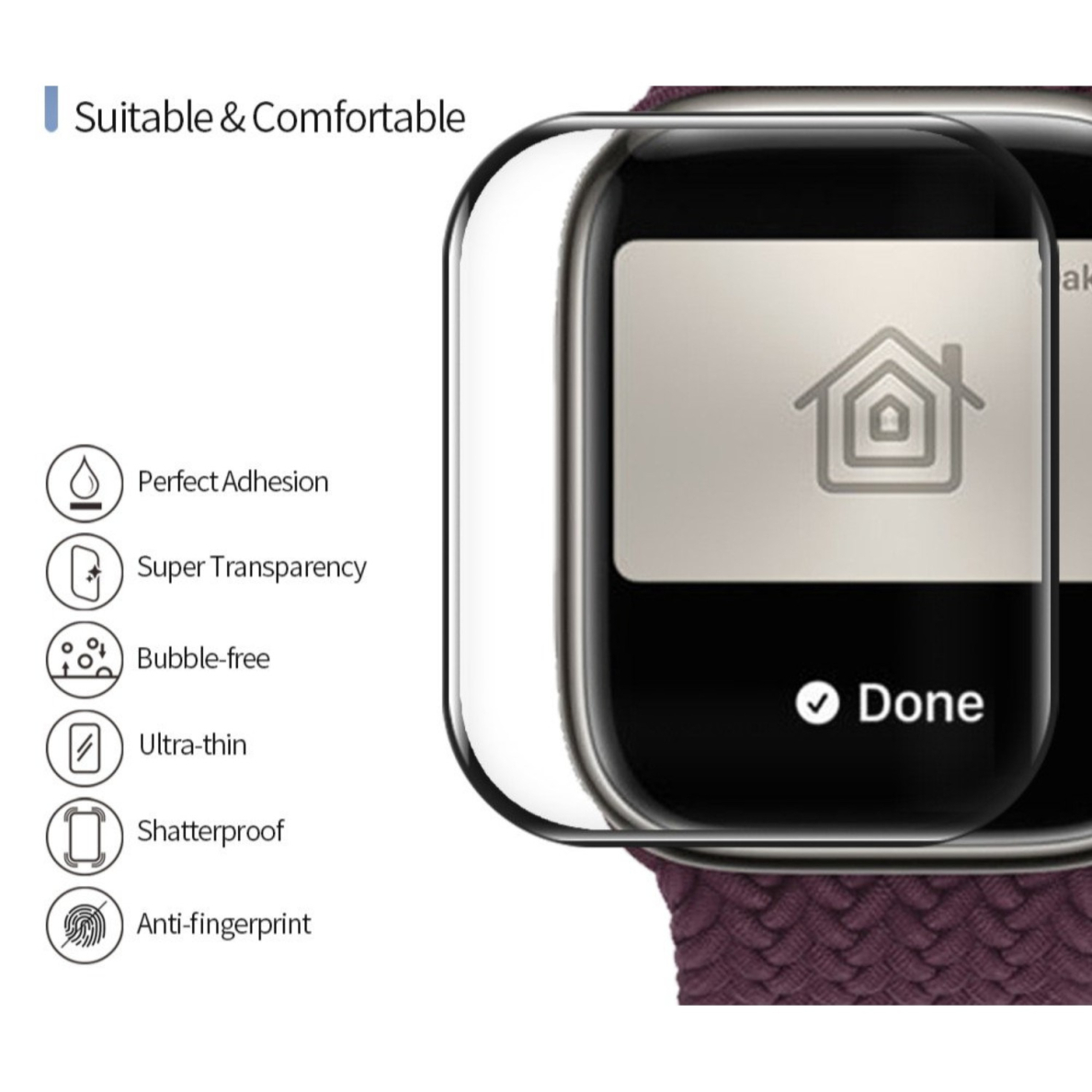 Huawei Watch GT3 apsauginis Mr.Monkey stiklas 46mm 6