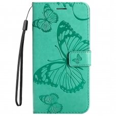 Huawei NOVA 8i/Honor 50 Lite žalias Tracy K.FLEXI dėklas Butterflies