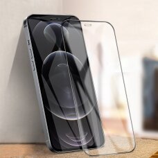 Huawei P Smart 2021 juodas FLEXIBLE CERAMIC pilnas apsauginis stiklas