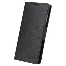 Huawei P10 LITE juodas FANCY DIARY dėklas