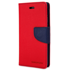 Huawei P10 LITE raudonas FANCY DIARY dėklas