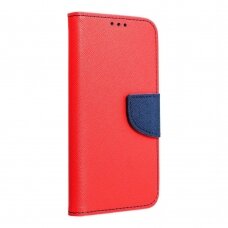 Huawei P10 LITE raudonas FANCY DIARY dėklas