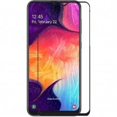 Huawei P20 Lite juodas pilnas 2D apsauginis stiklas