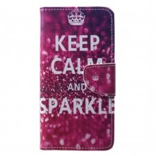 Huawei P20 Pro Tracy fashion dėklas ,,Keep Calm and Sparkle&quot;