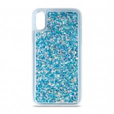 Huawei P30 Lite mėlyna WATER SPARKLE nugarėlė