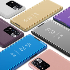 Huawei P30 Lite rausvas VIEW WINDOW dėklas