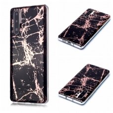 Huawei P30 PRO Tracy nugarėlė Black&Gold Marble