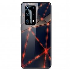 Huawei P40 Pro Tracy picture glass nugarėlė Red Lights