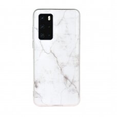 Huawei P40 Tracy White Marble nugarėlė