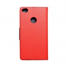 Huawei P9 Lite 2017 raudonas Fancy Diary dėklas