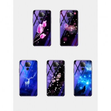 Huawei Honor 8A BLUE RAY GLASS nugarėlė Sakura 3
