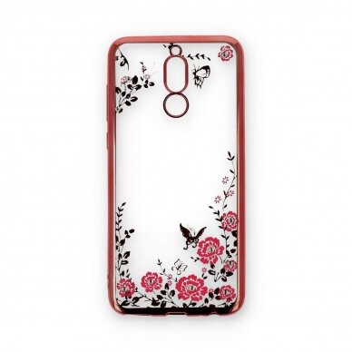 Huawei Mate 10 Lite rausva perfect FLOWERS nugarėlė